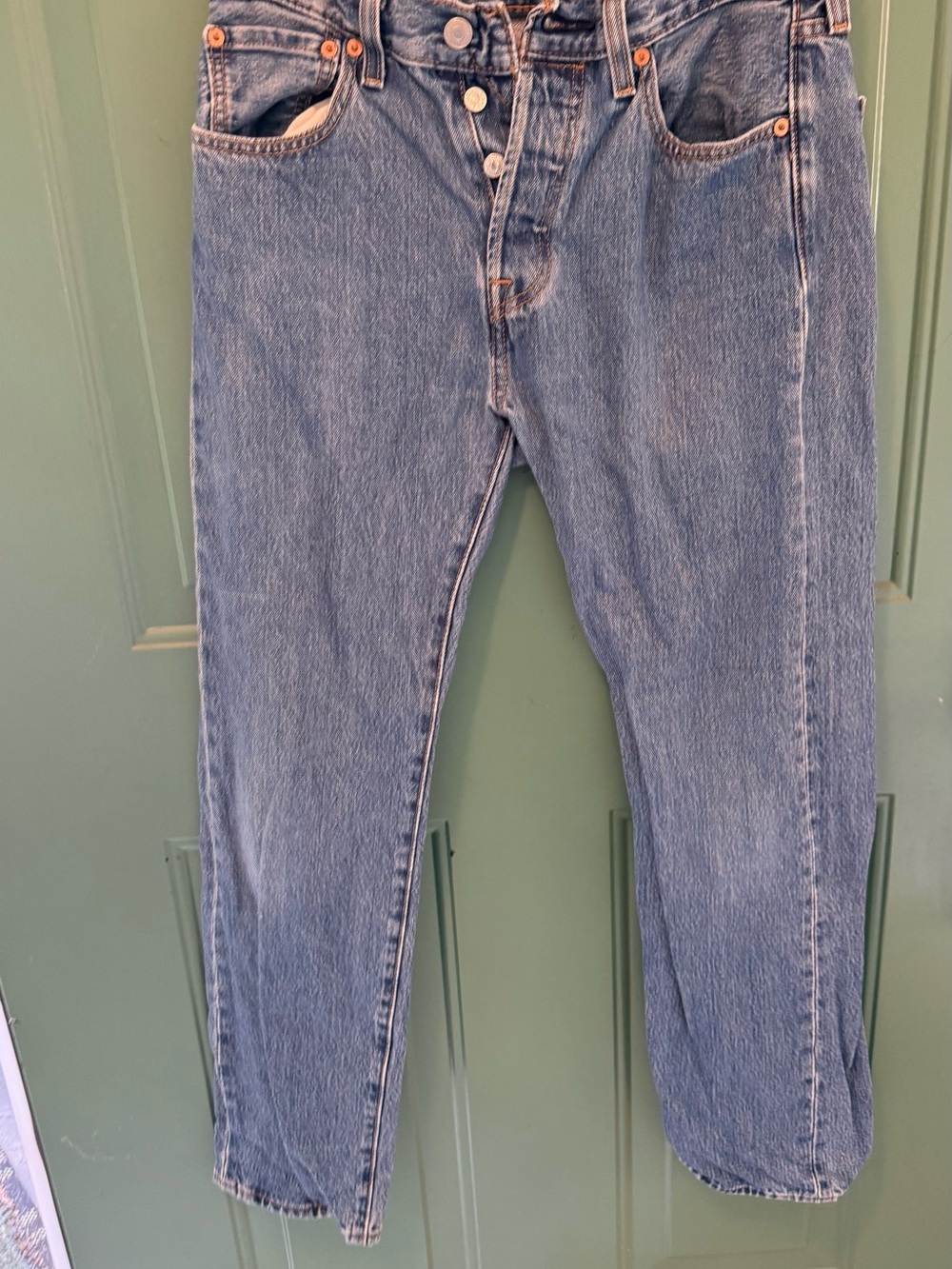 Levi’s 501 Original Fit Jeans 29x30 Medium Wash Button Fly Denim
